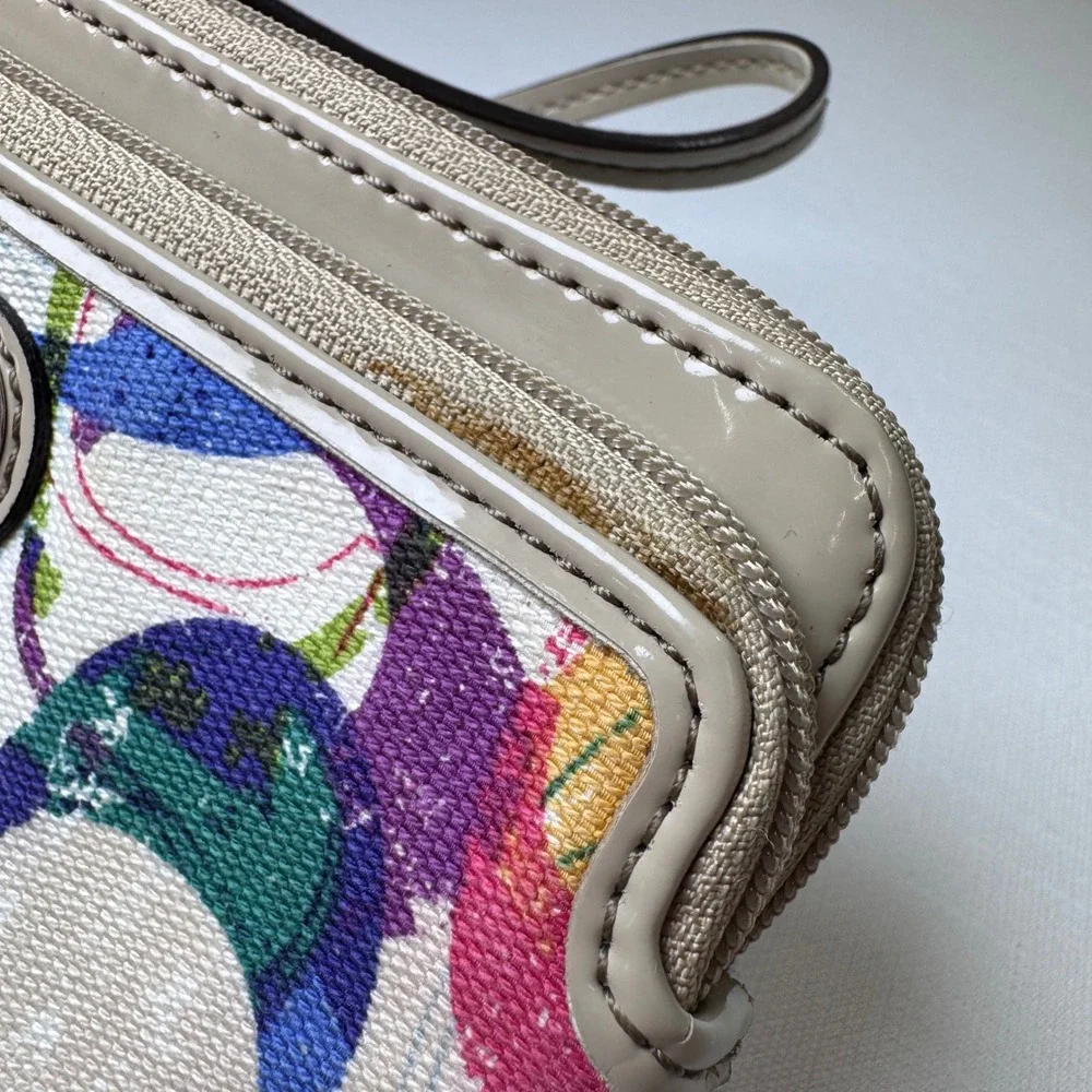 Coach wristlet pouch